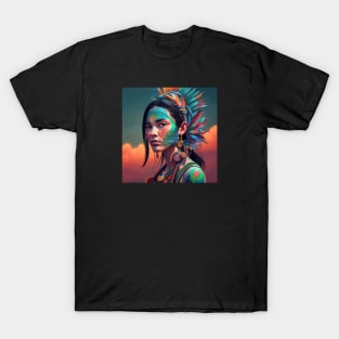 Native Indigenous Art Photorealism T-Shirt